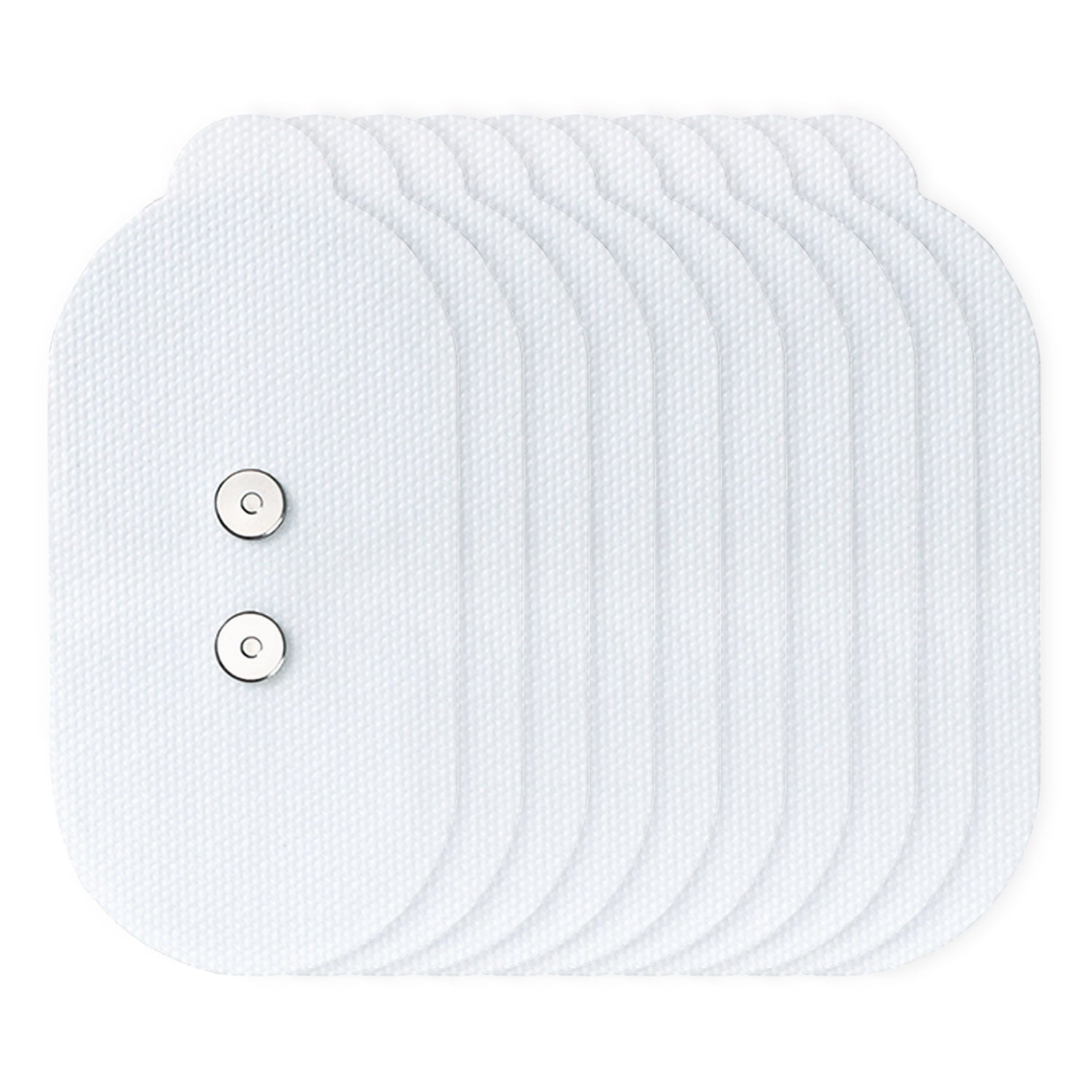 Adhesive Electrodes, Electrode Pads for Wireless Tens Unit - Fabric White(10 Pads)